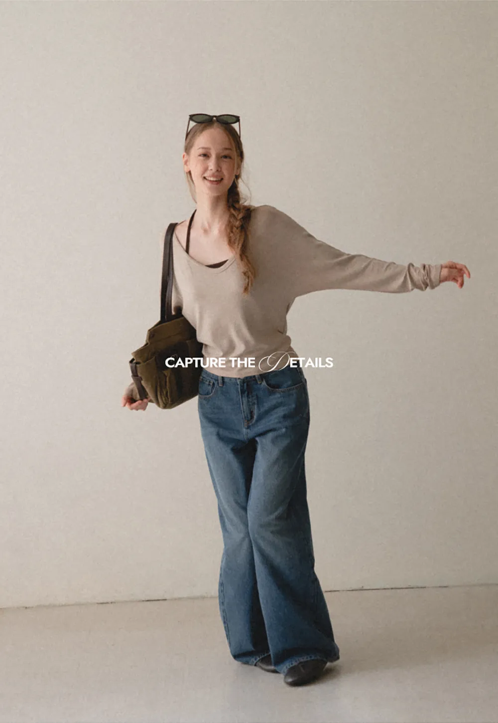 V Neck Long Sleeve Lightweight Knit T Shirt