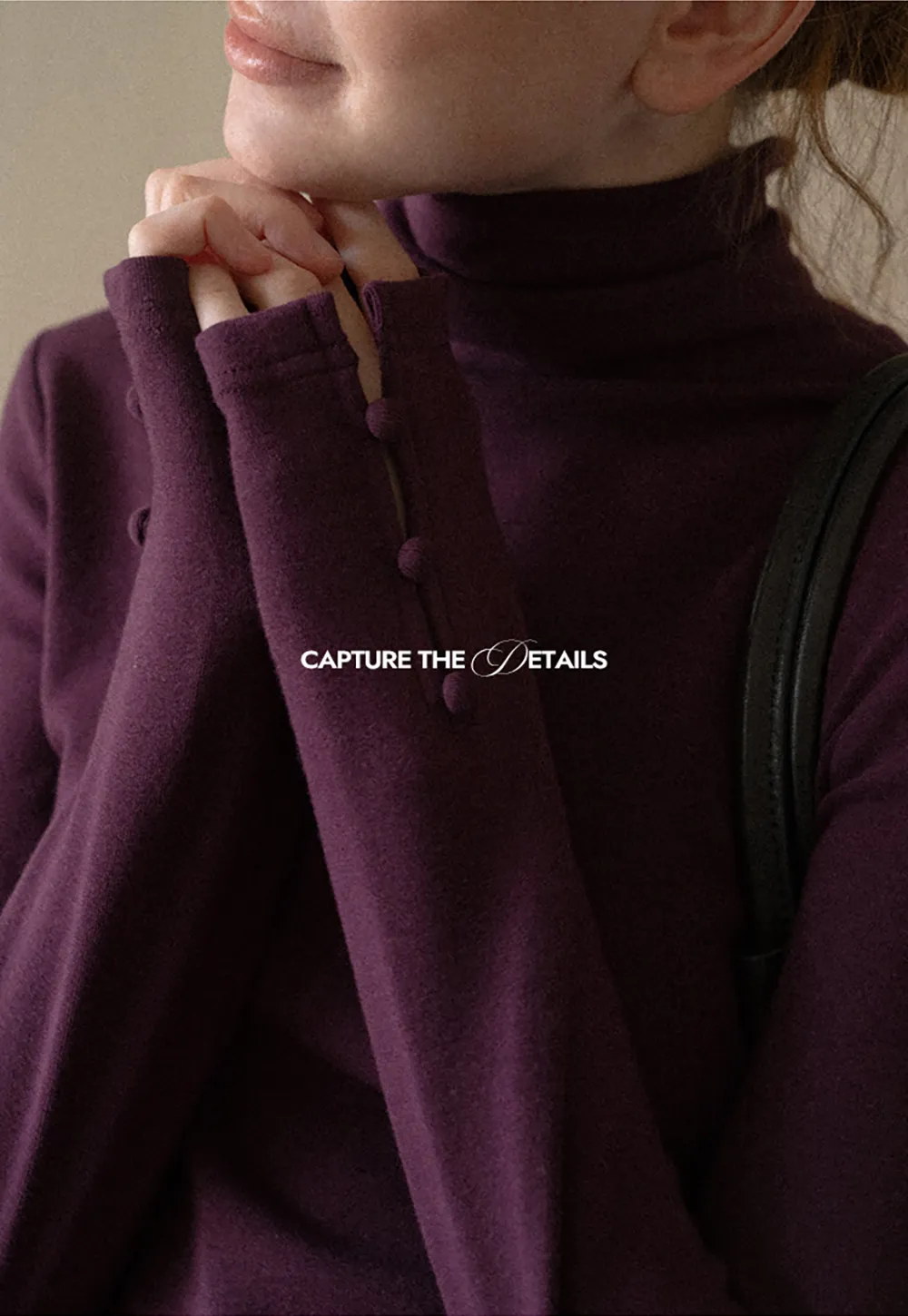 High Neck Long Sleeve Ribbed Knit Top