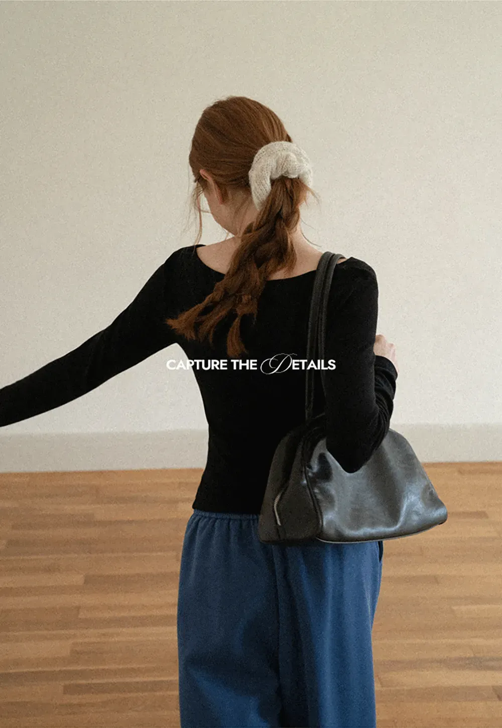 Asymmetrical Draped Neck Long Sleeve T Shirt