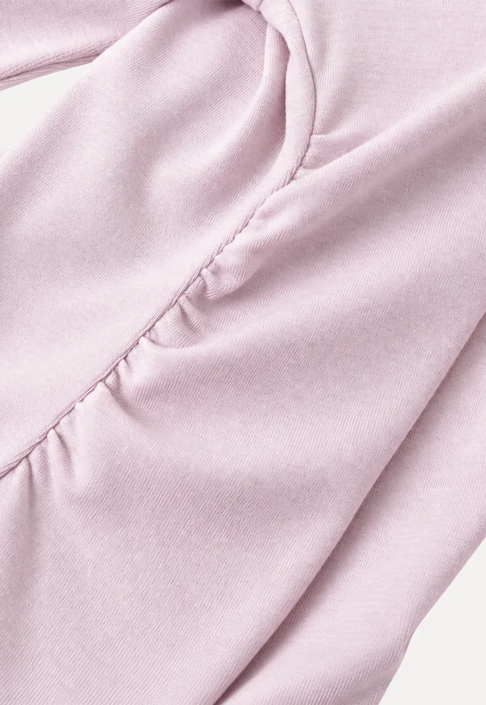 Asymmetrical Draped Neck Long Sleeve T Shirt