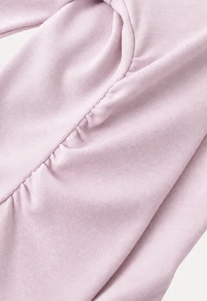 Asymmetrical Draped Neck Long Sleeve T Shirt
