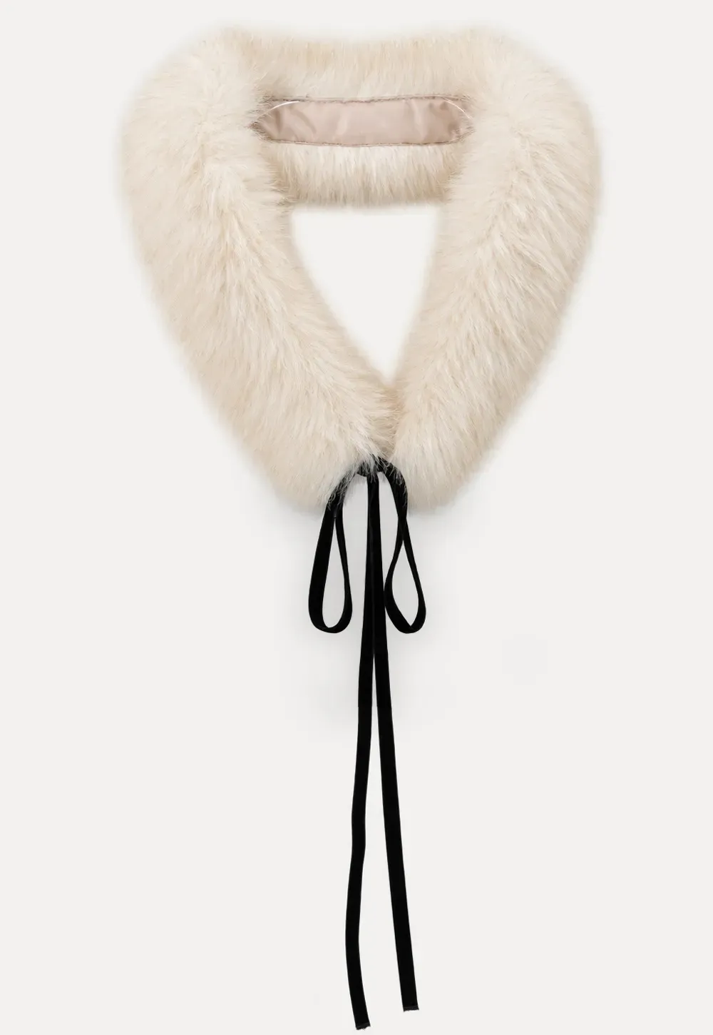 Faux Fur Collar Cardigan and Wide Leg Casual Pants