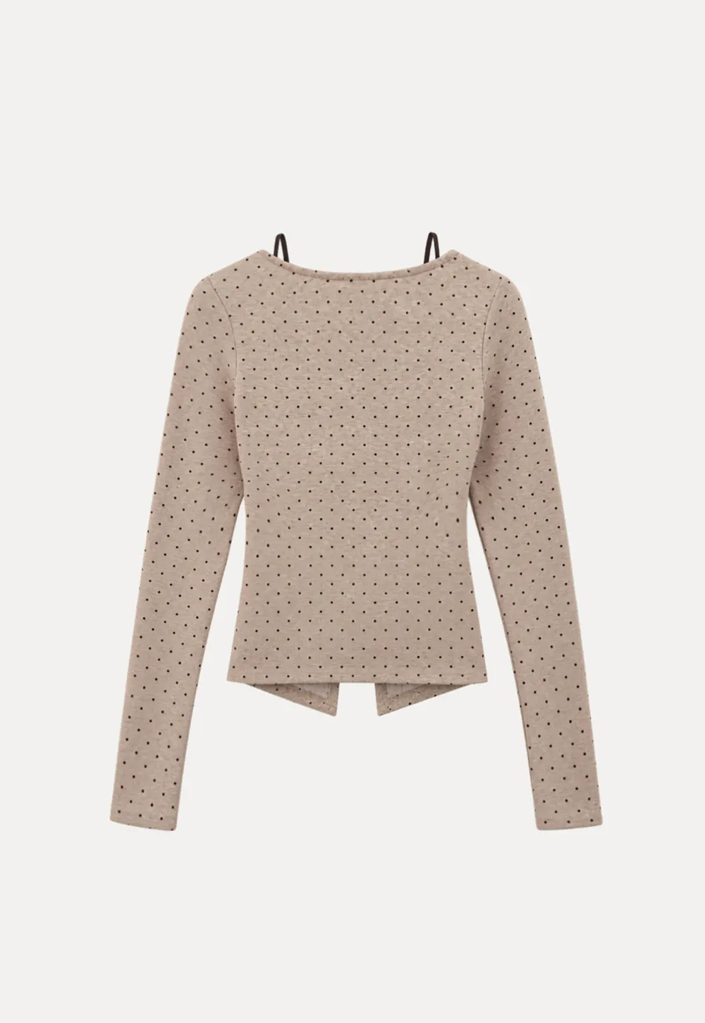 Lace Trim V Neck Cropped Knit Top