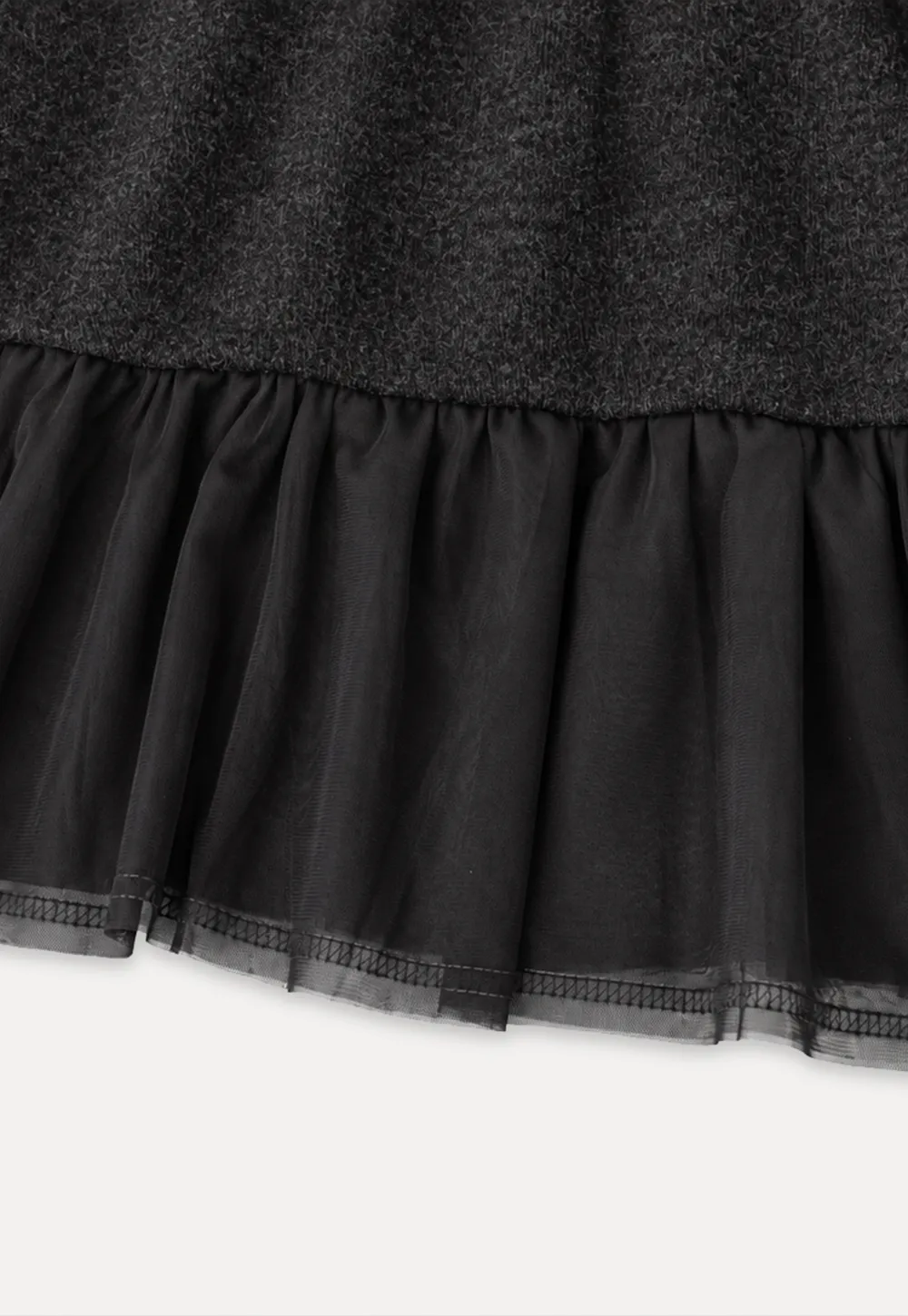 Asymmetrical Draped Layered Knit Top