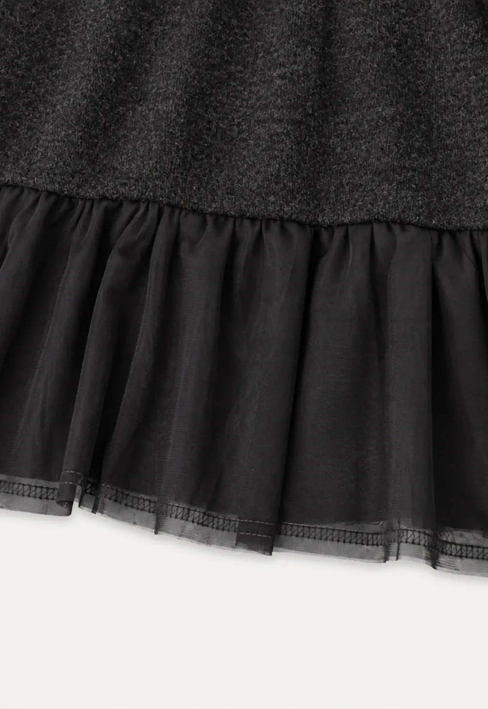 Asymmetrical Draped Layered Knit Top