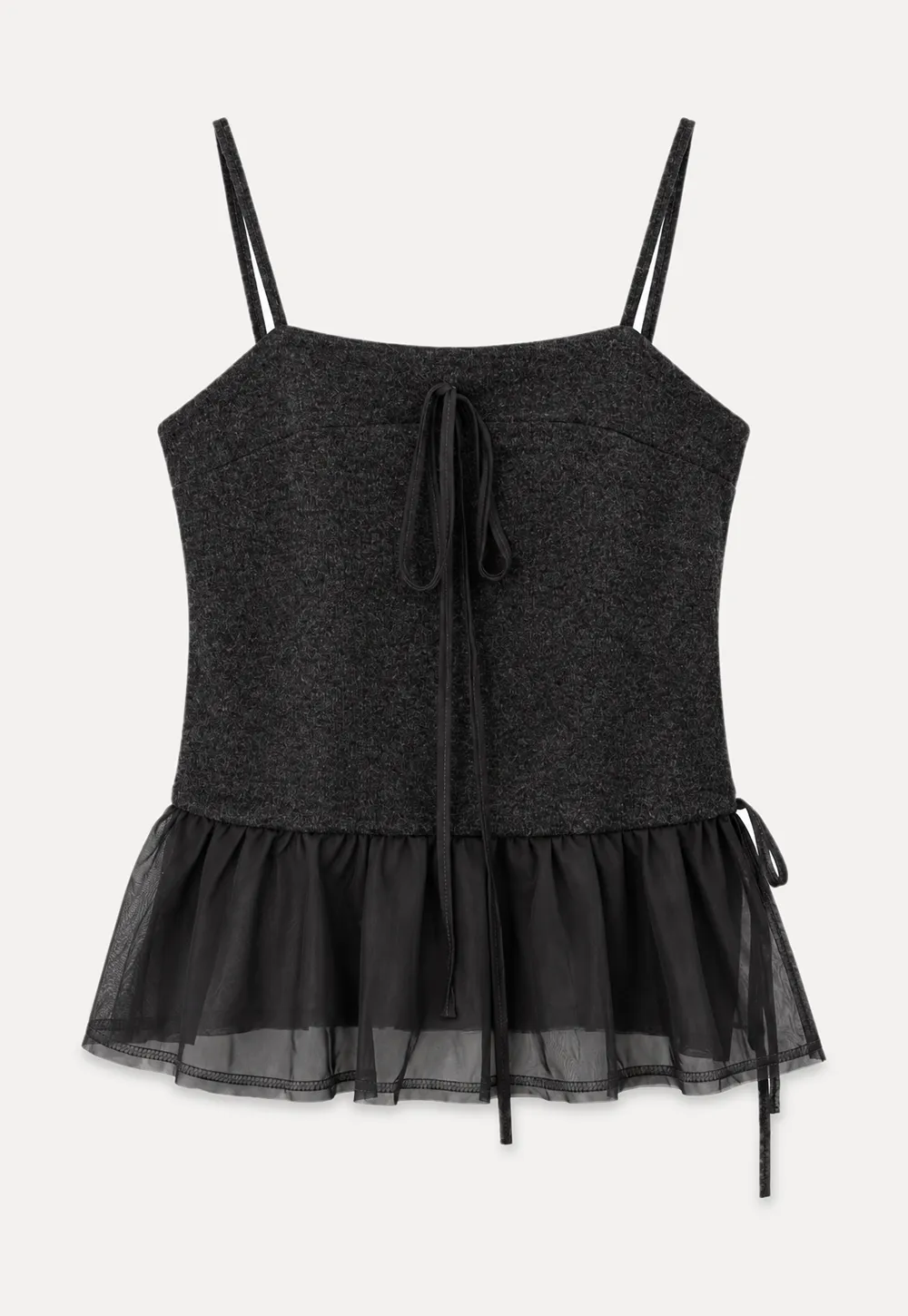 Asymmetrical Draped Layered Knit Top