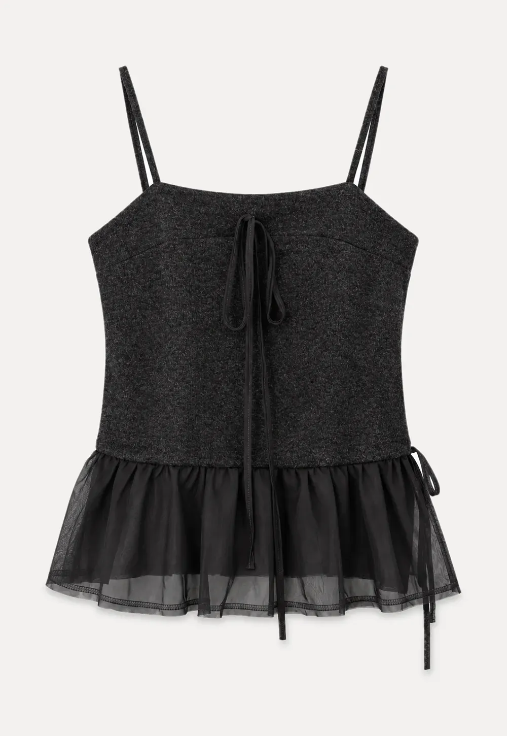Asymmetrical Draped Layered Knit Top