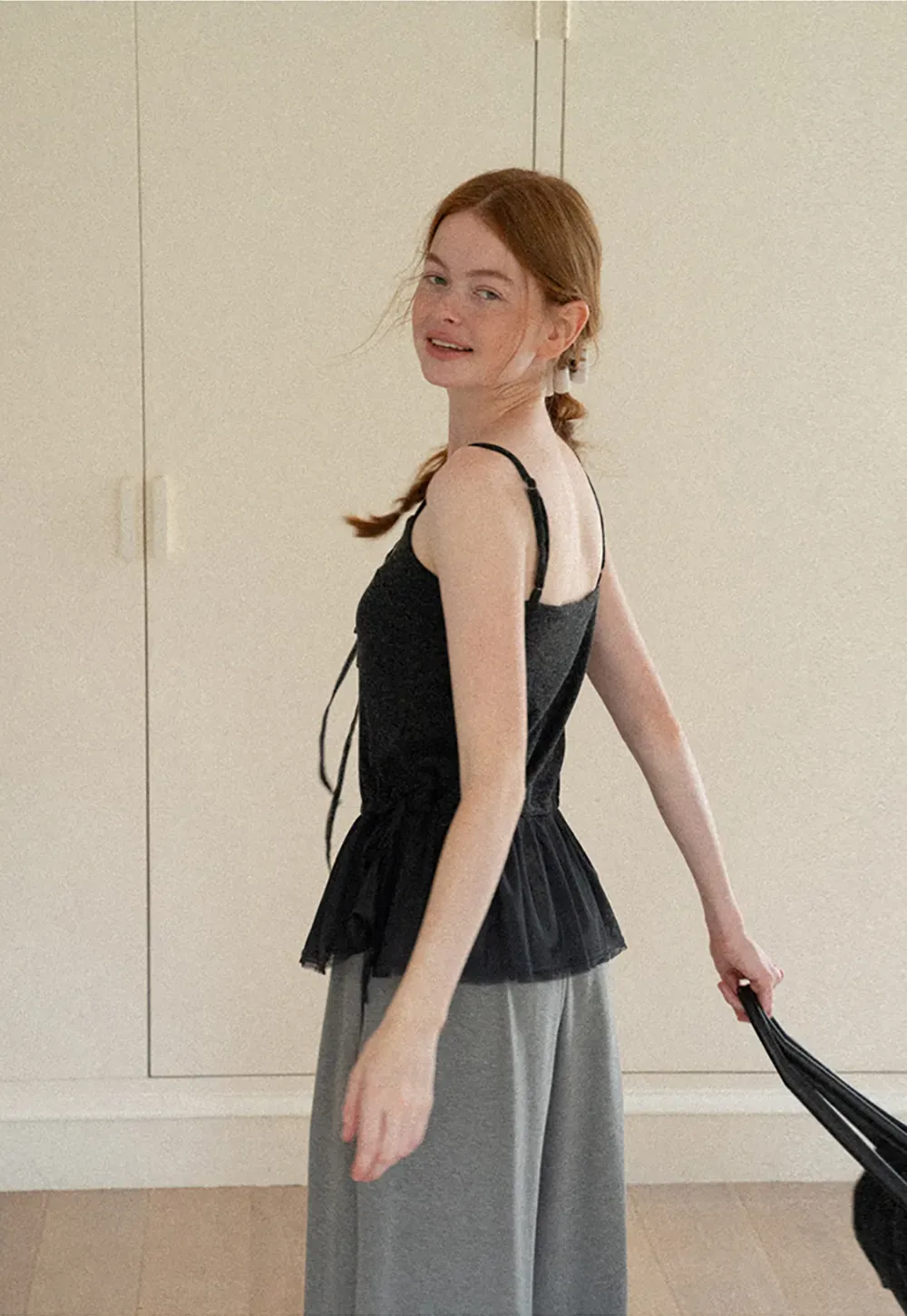 Asymmetrical Draped Layered Knit Top