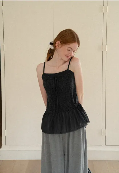 Asymmetrical Draped Layered Knit Top