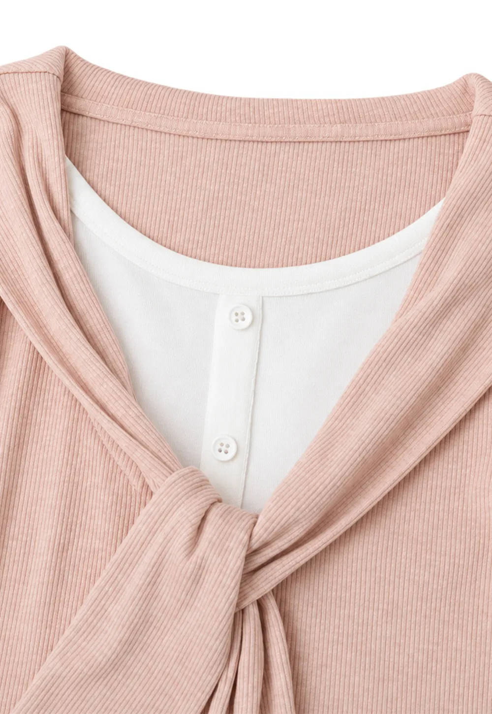Knotted Front Wrap Cardigan Top