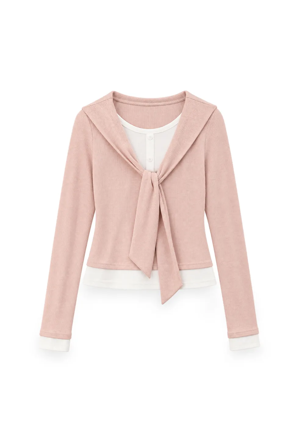 Knotted Front Wrap Cardigan Top