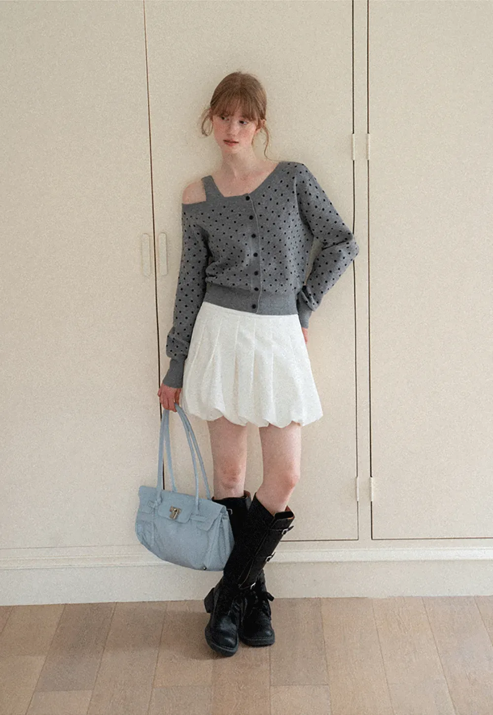 Cropped Ribbed Knit Sleeveless Top
