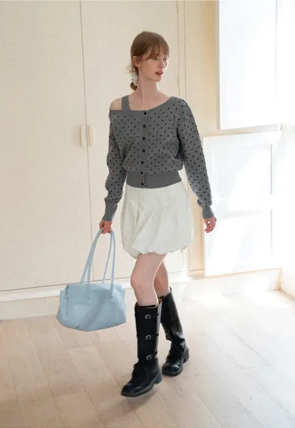 Cropped Ribbed Knit Sleeveless Top