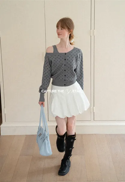 Cropped Ribbed Knit Sleeveless Top