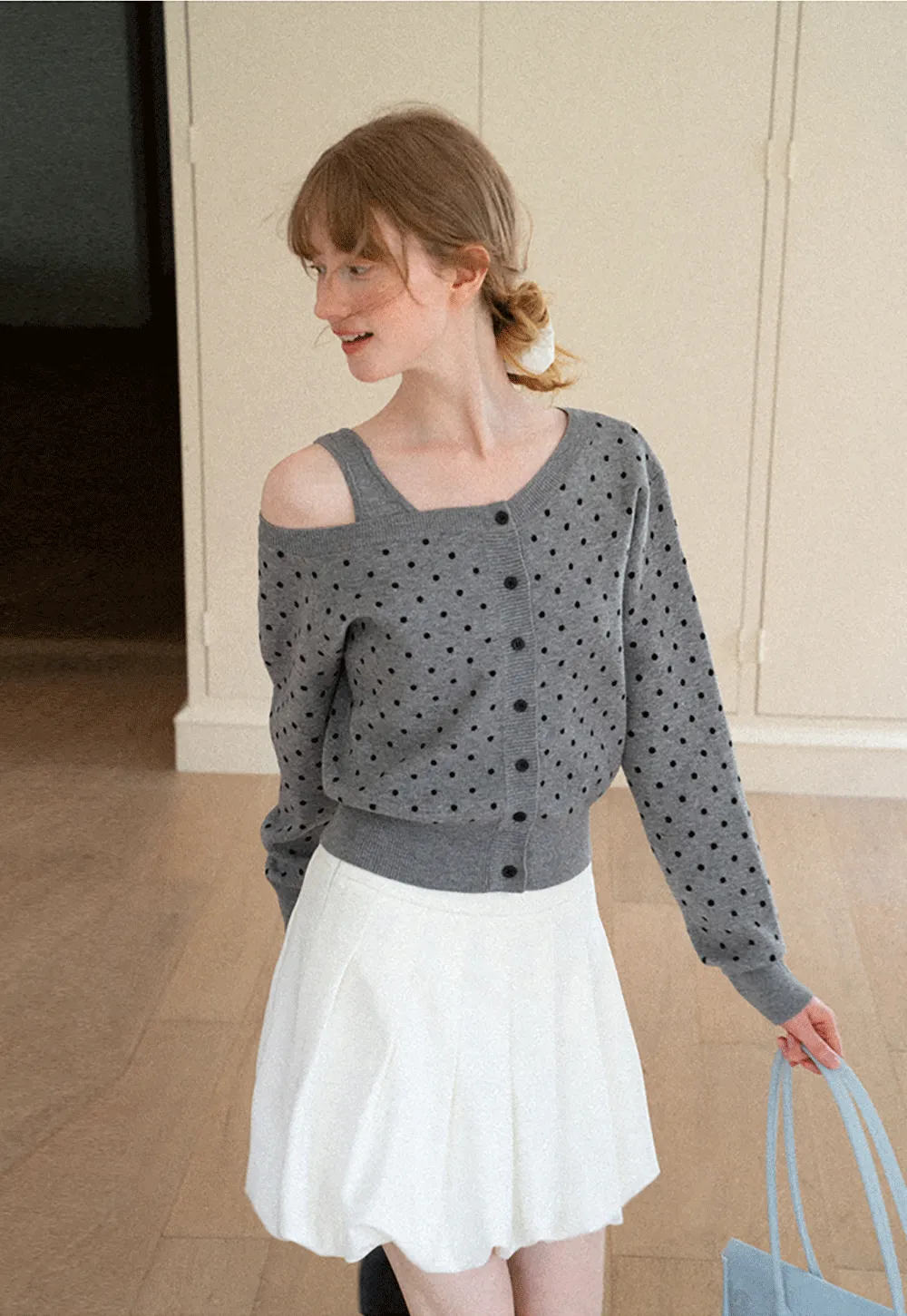Cropped Ribbed Knit Sleeveless Top