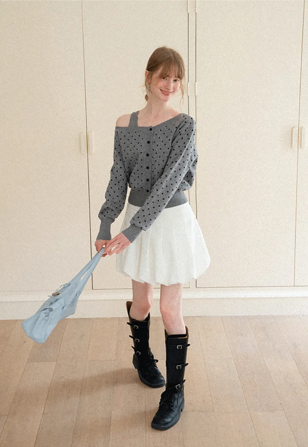 Cropped Ribbed Knit Sleeveless Top