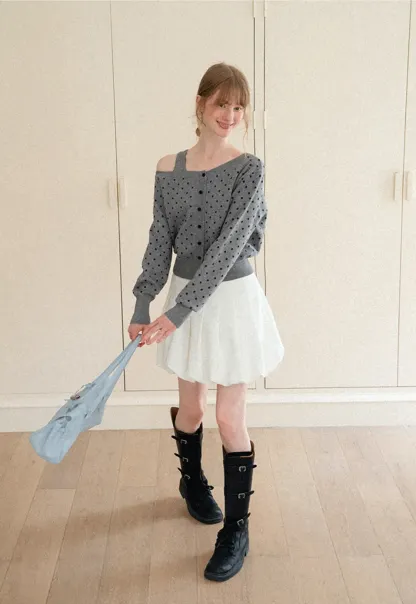 Cropped Ribbed Knit Sleeveless Top