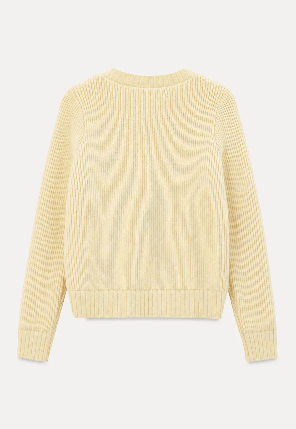 Ribbed Knit Henley Neck Sweater