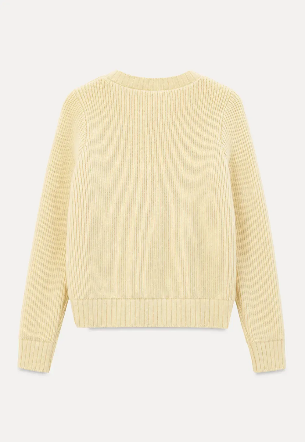 Ribbed Knit Henley Neck Sweater