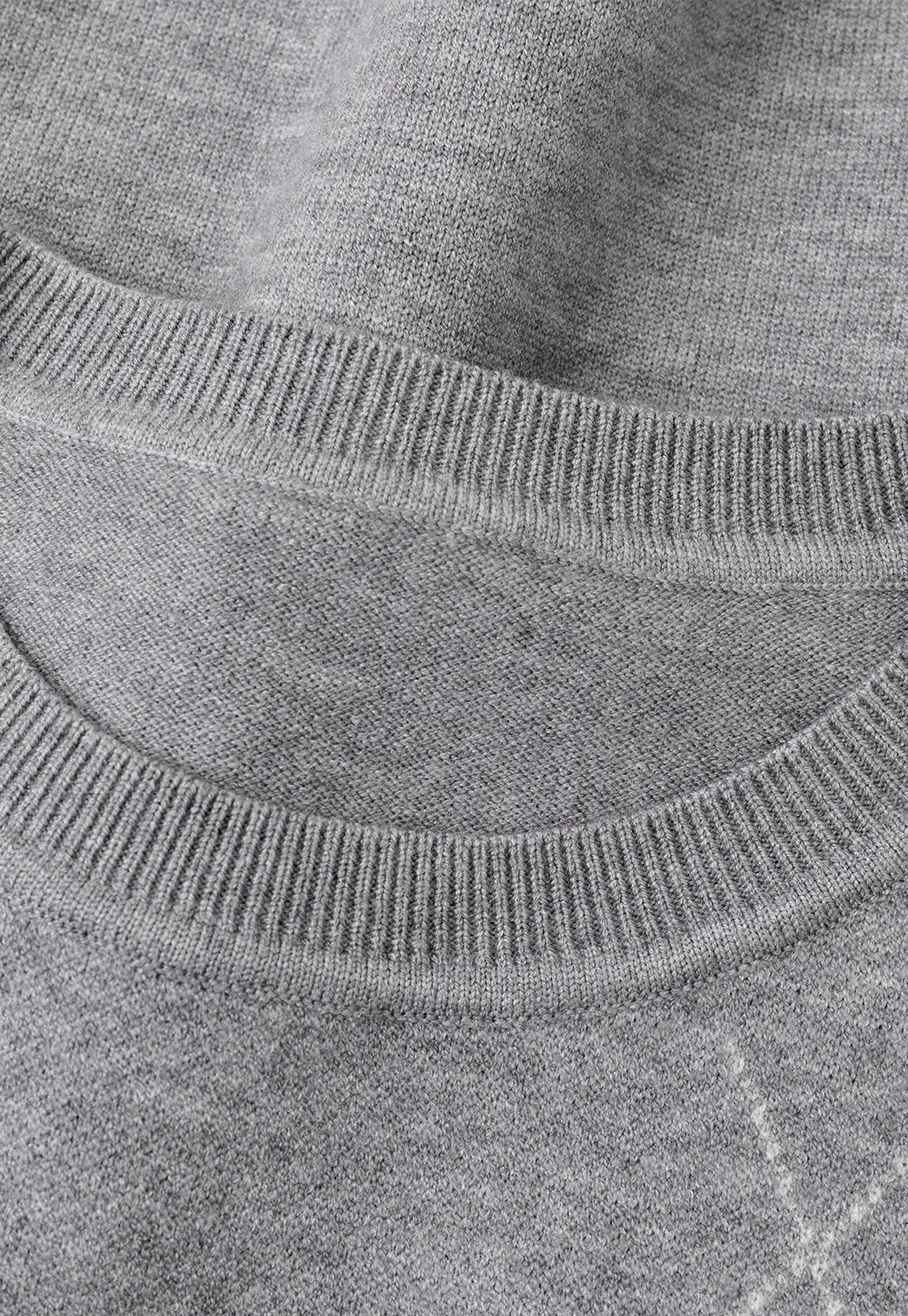 Contrast Trim Shoulder Detail Knit Sweater