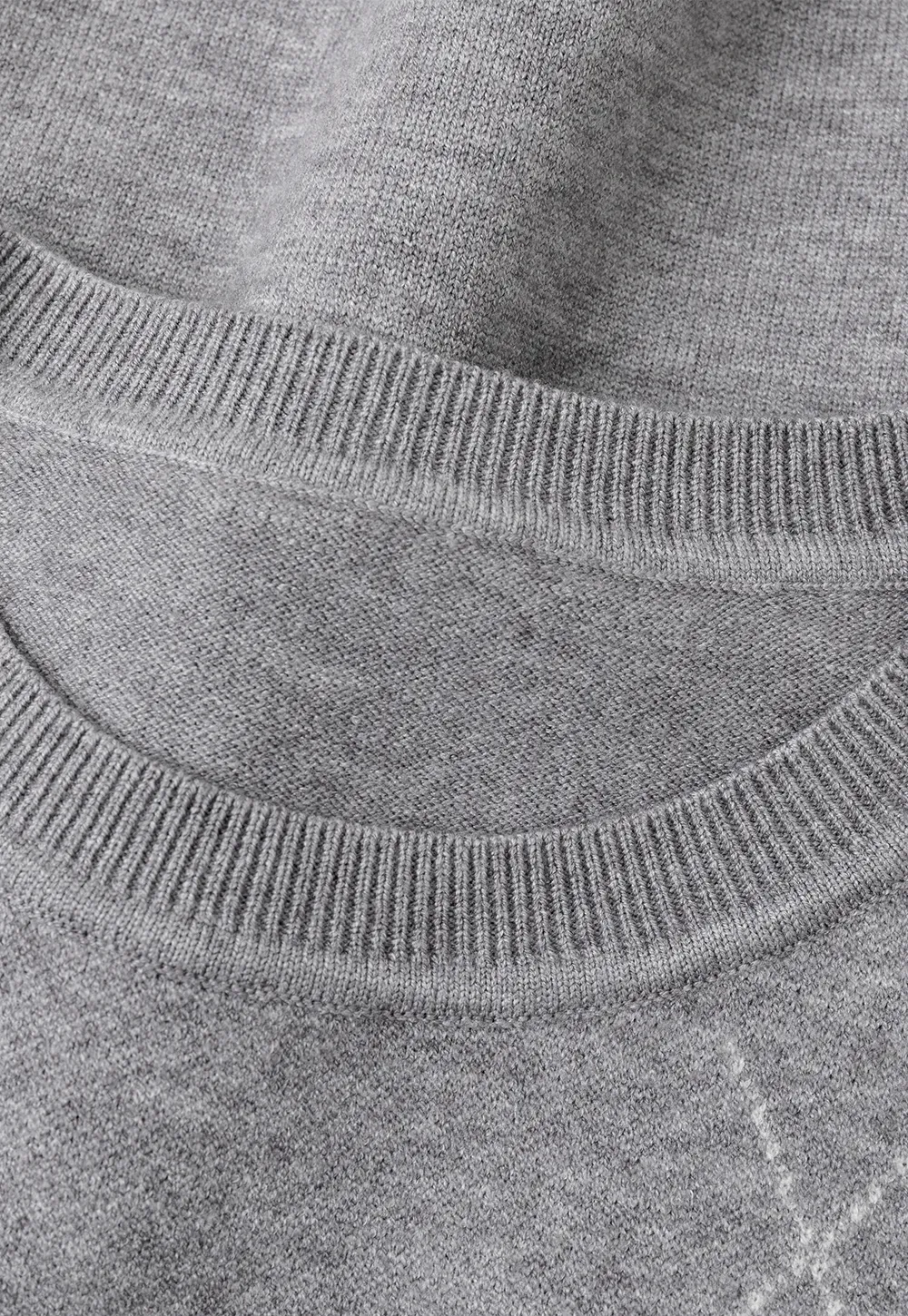 Contrast Trim Shoulder Detail Knit Sweater