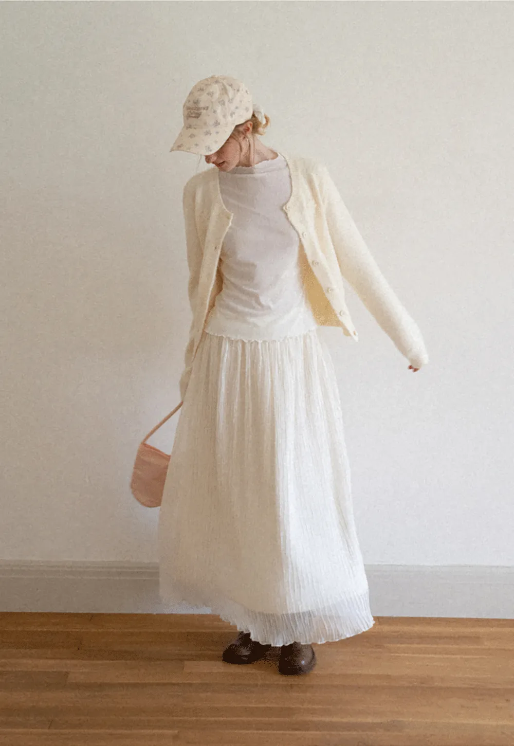 Floral Embroidered V Neck Cardigan Sweater