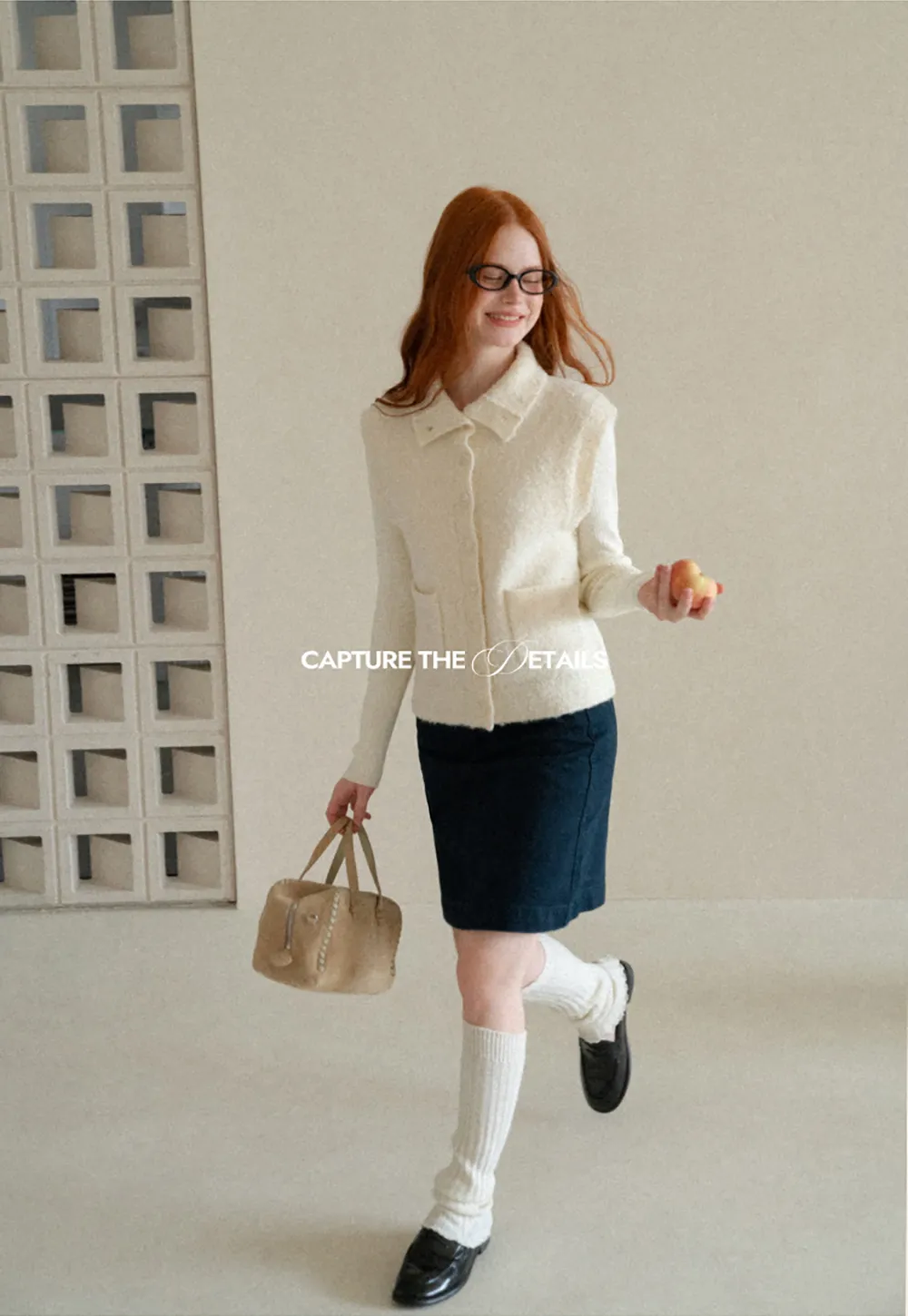 Collared Button Front Knit Sweater