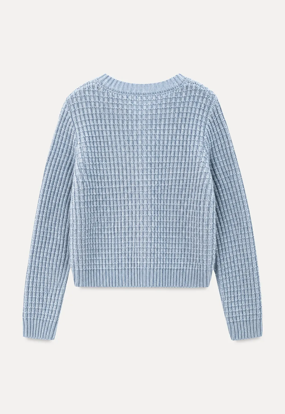 Ribbed Knit Cropped Cardigan with Button Front
