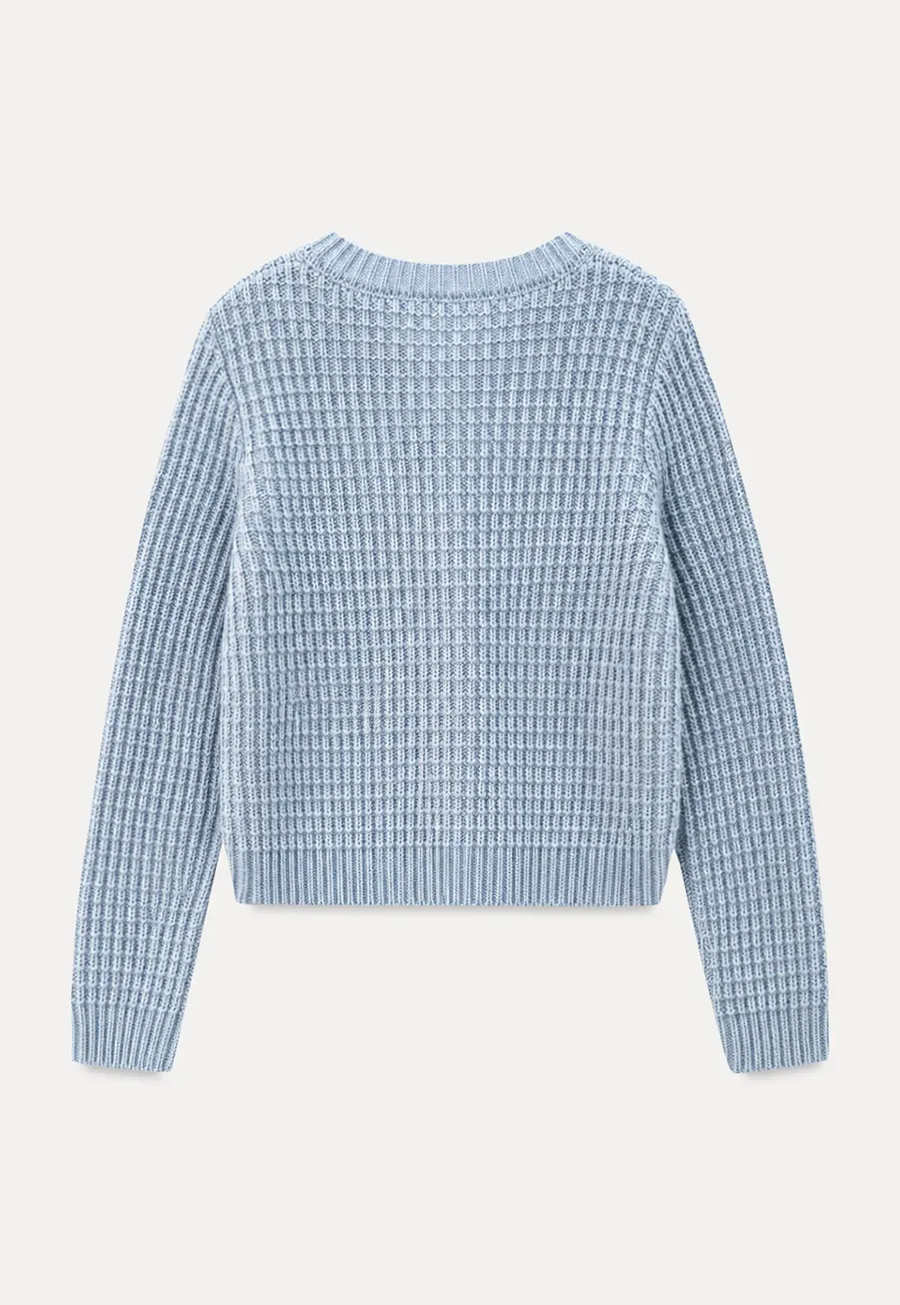 Ribbed Knit Cropped Cardigan with Button Front