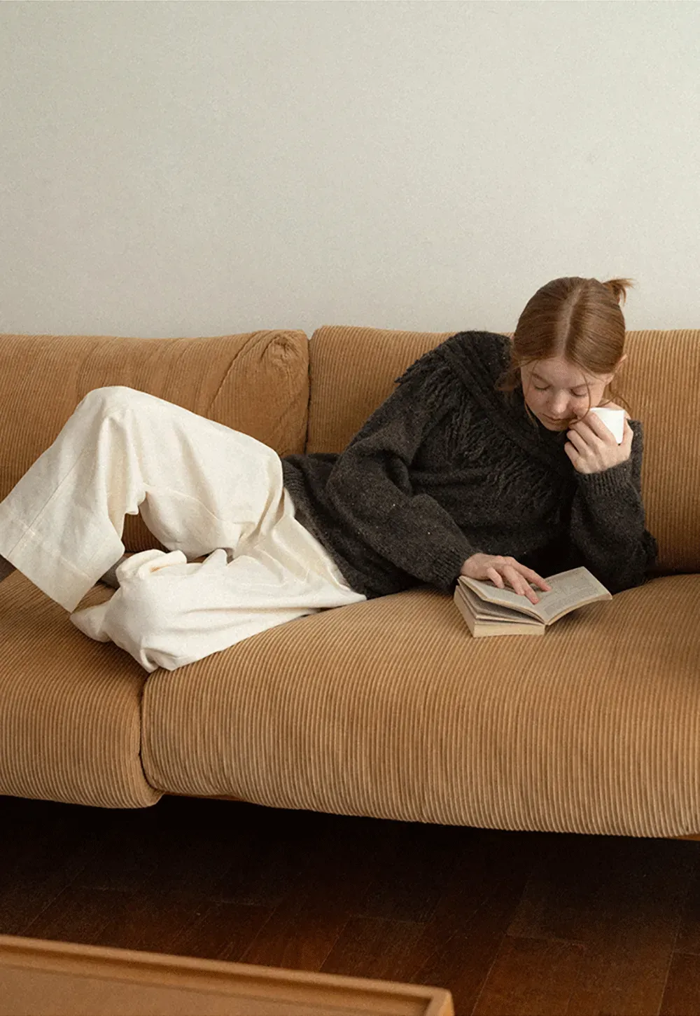 Off Shoulder Fringe Knit Sweater
