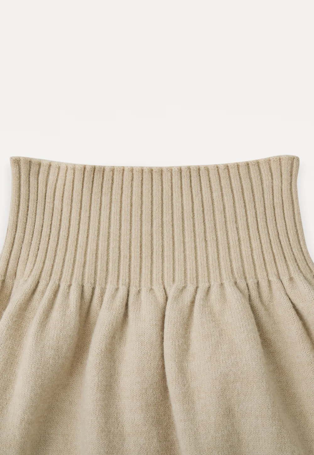 Bow Detail Ribbed Knit Cardigan and Matching Skirt