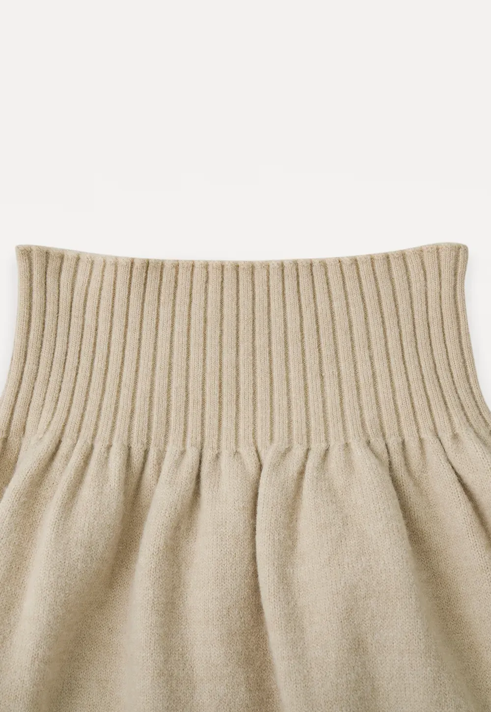 Bow Detail Ribbed Knit Cardigan and Matching Skirt