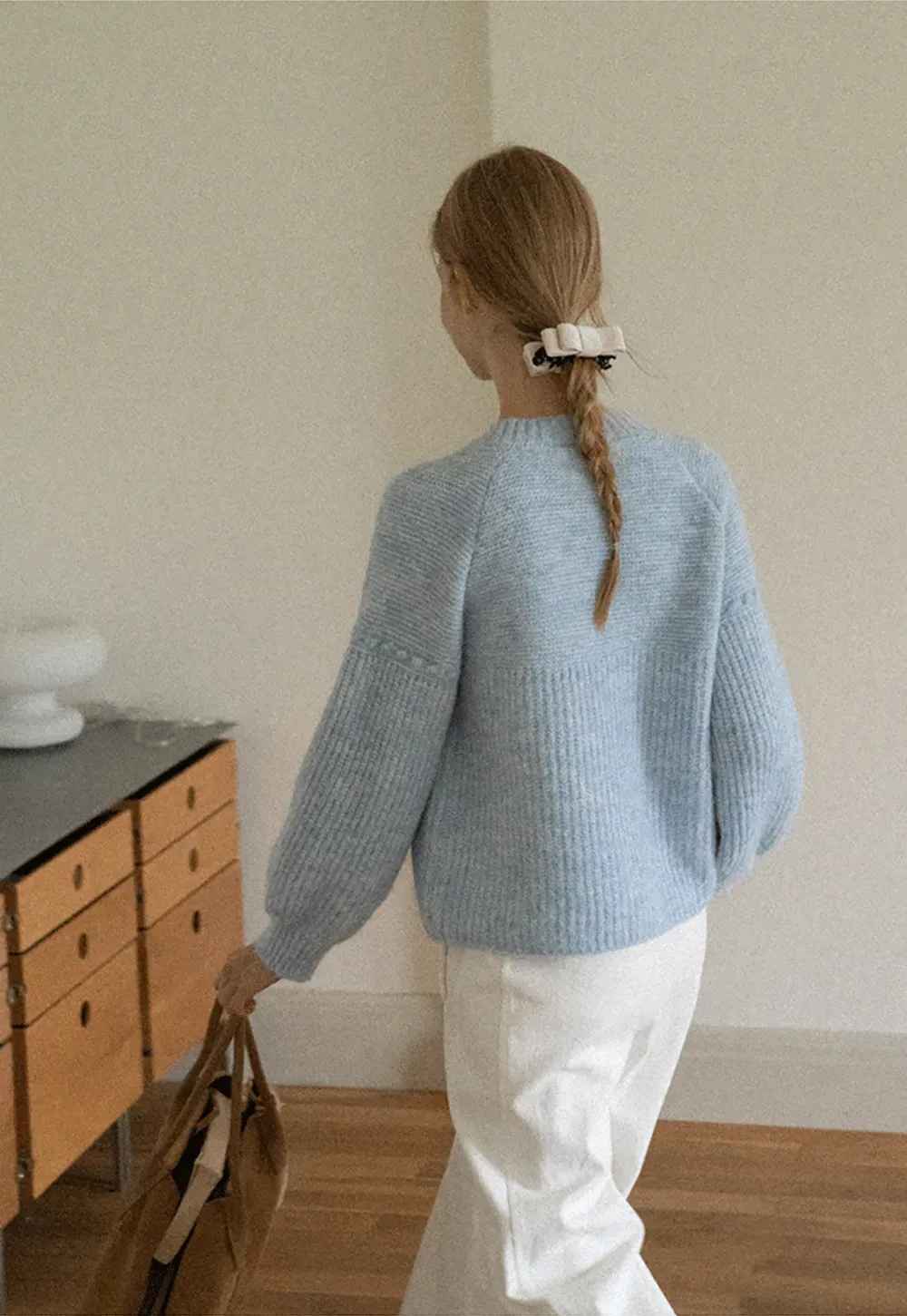 Ribbed Knit Button Front Cardigan Sweater