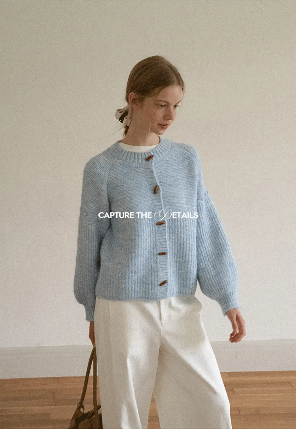 Ribbed Knit Button Front Cardigan Sweater