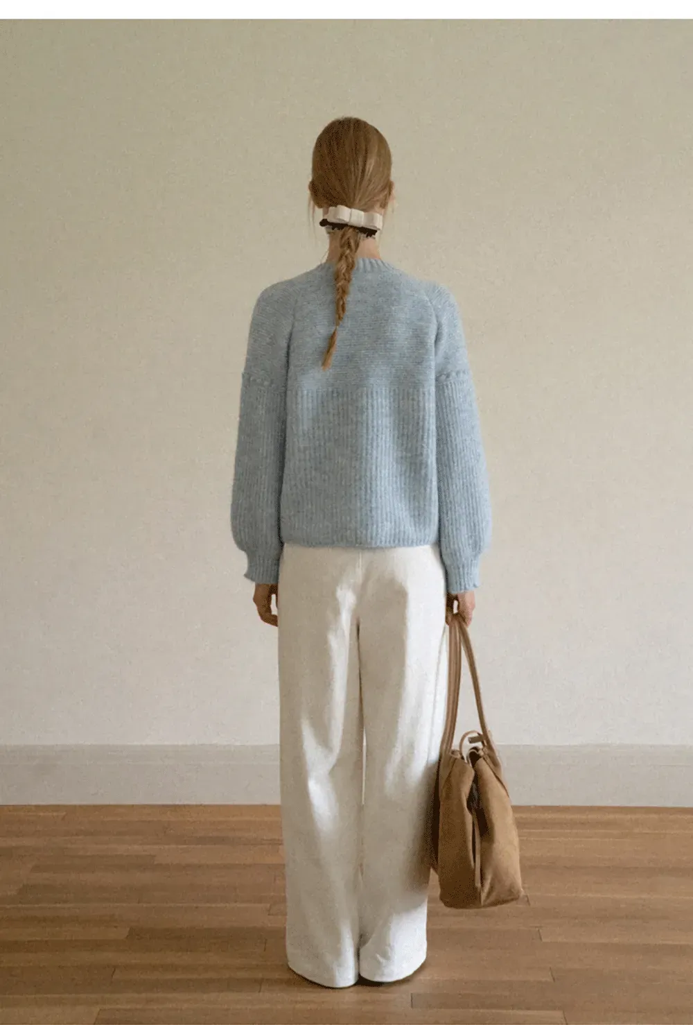 Ribbed Knit Button Front Cardigan Sweater