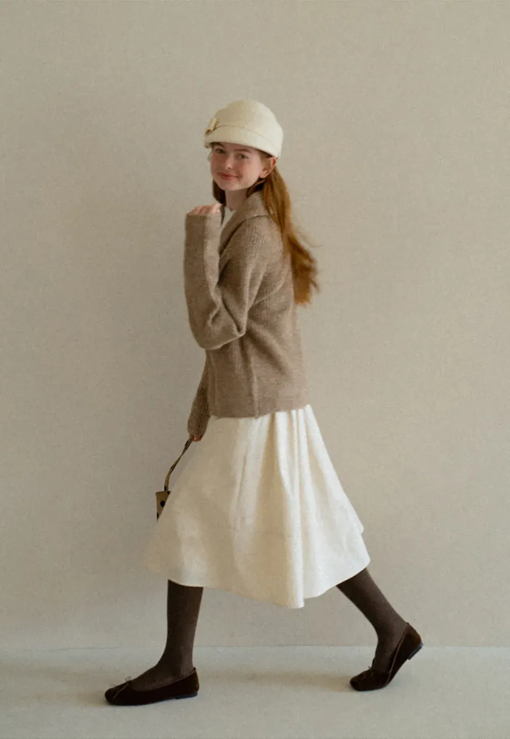 Ribbed Knit Shawl Collar Sweater