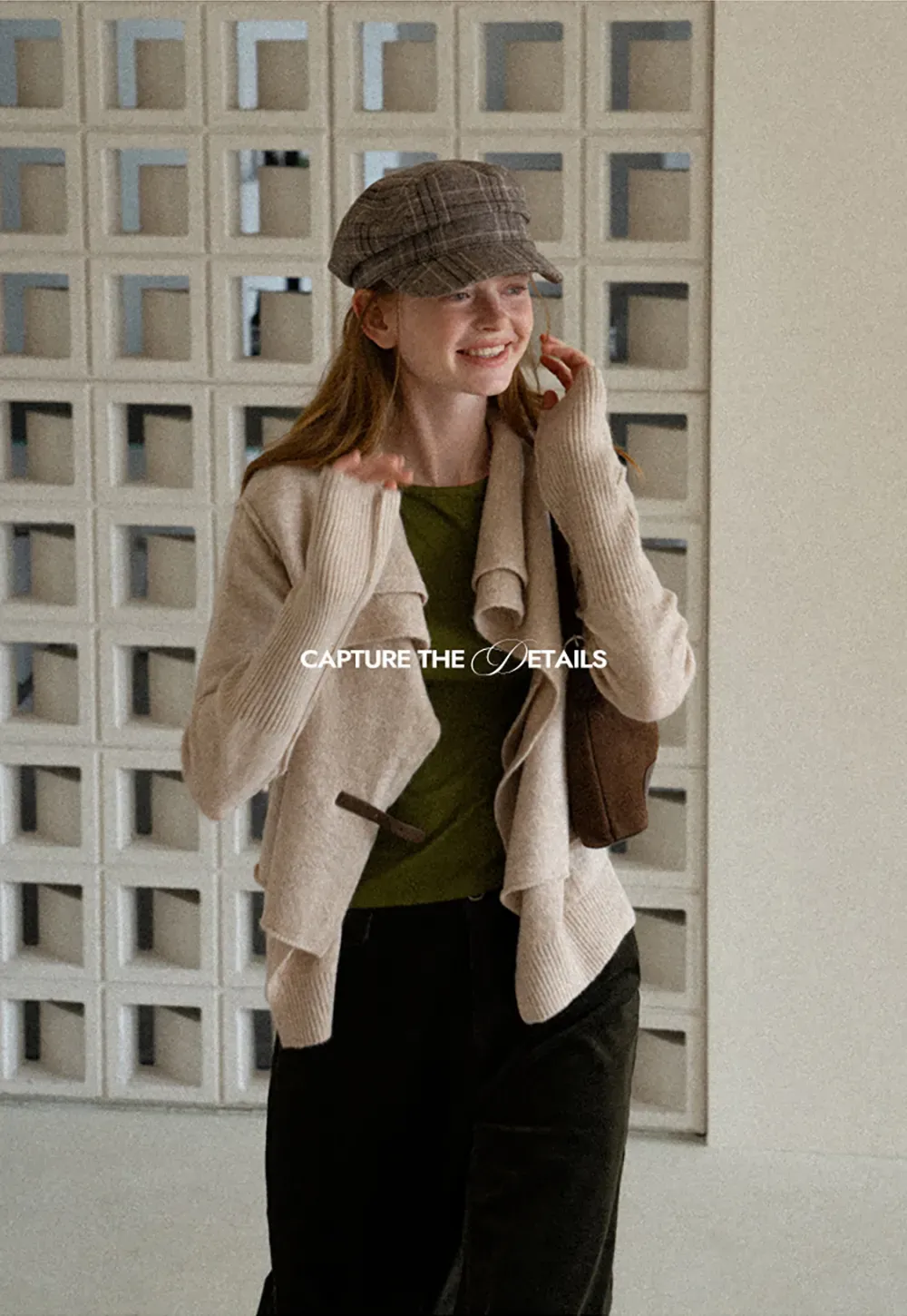 Asymmetrical Wrap Front Ribbed Knit Sweater