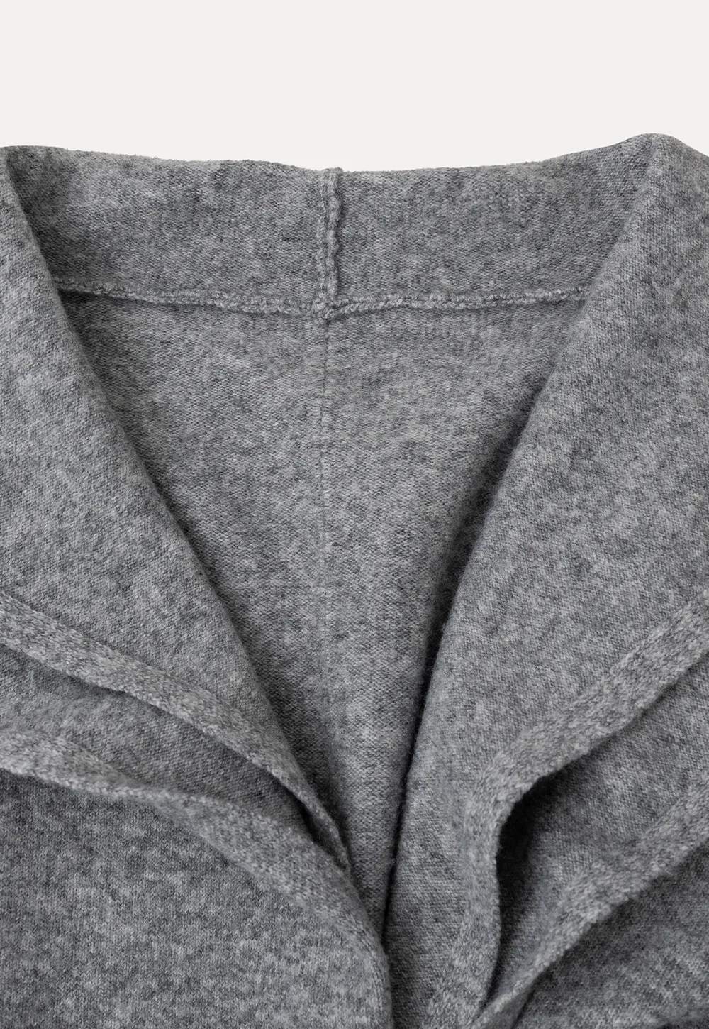 Asymmetrical Wrap Front Ribbed Knit Sweater