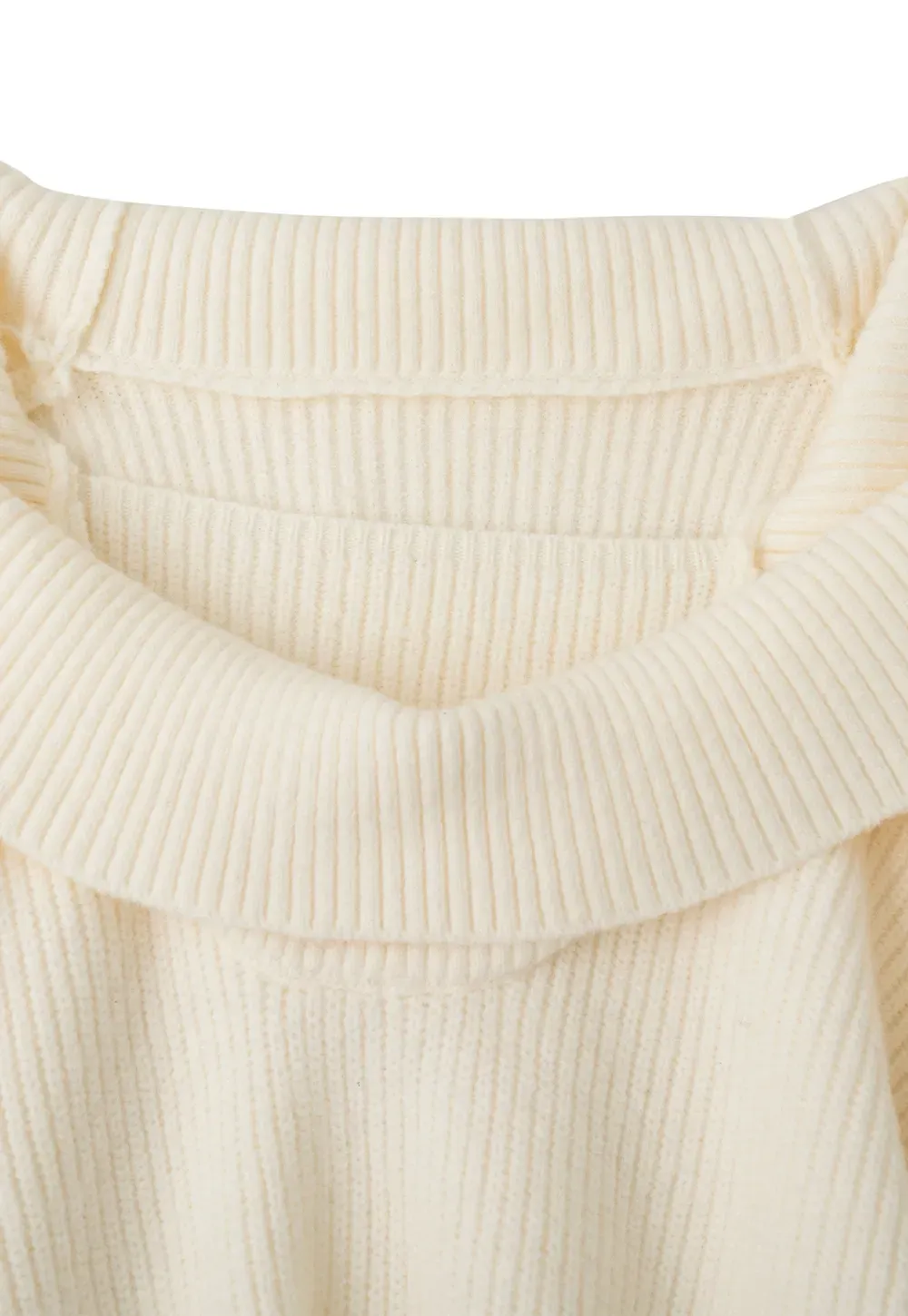 V Neck Wrap Front Knit Sweater