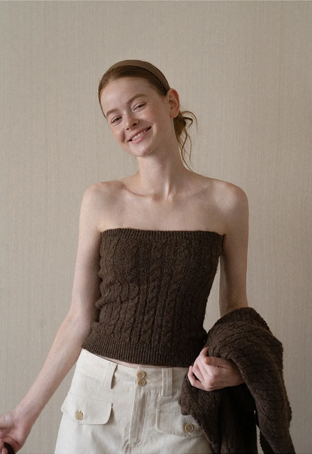 Cable Knit Oversized Cardigan Sweater