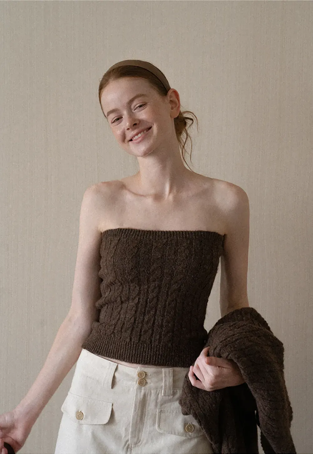 Cable Knit Oversized Cardigan Sweater
