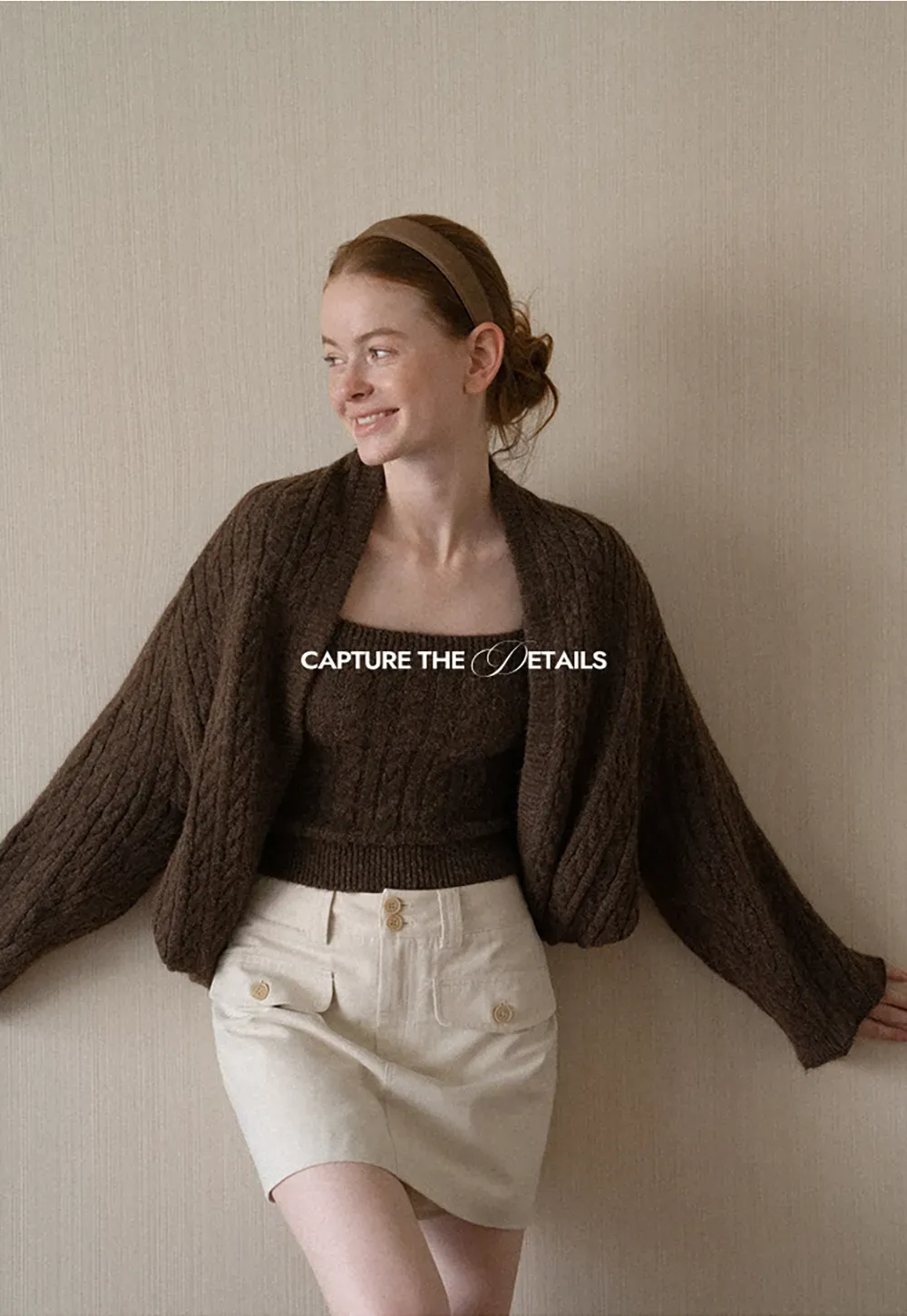 Cable Knit Oversized Cardigan Sweater