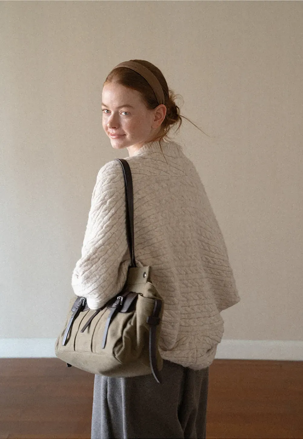 Cable Knit Oversized Cardigan Sweater