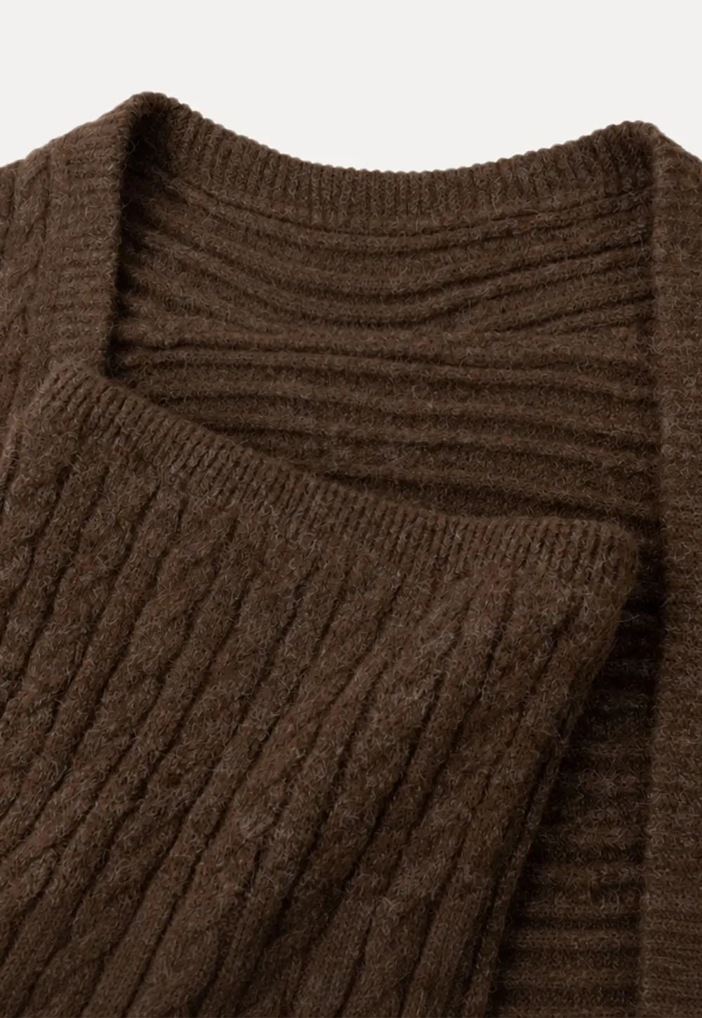 Cable Knit Oversized Cardigan Sweater