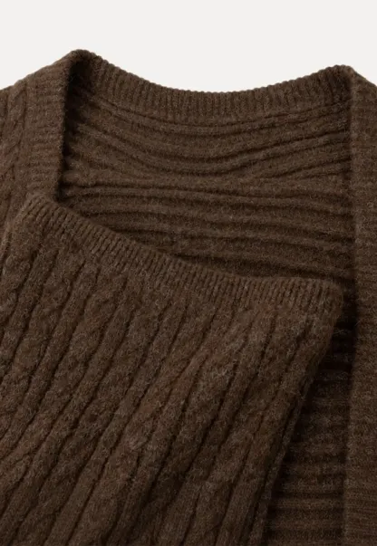 Cable Knit Oversized Cardigan Sweater