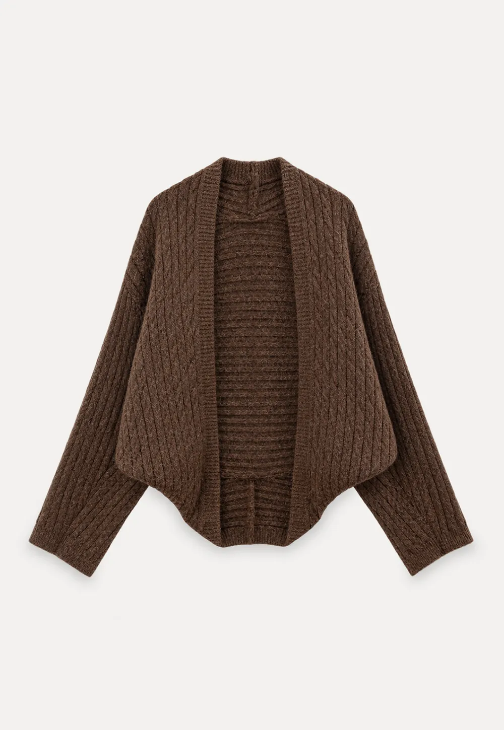 Cable Knit Oversized Cardigan Sweater