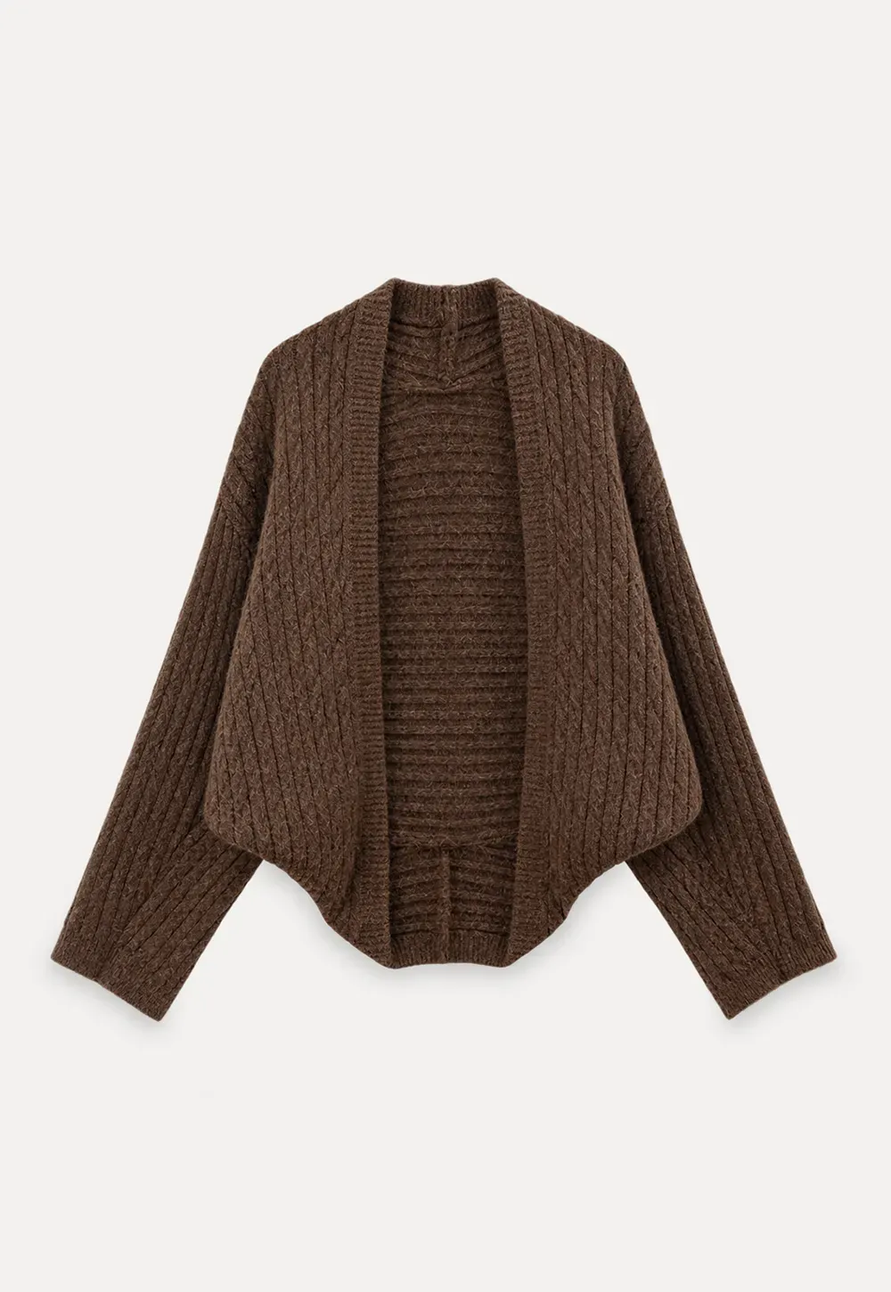 Cable Knit Oversized Cardigan Sweater