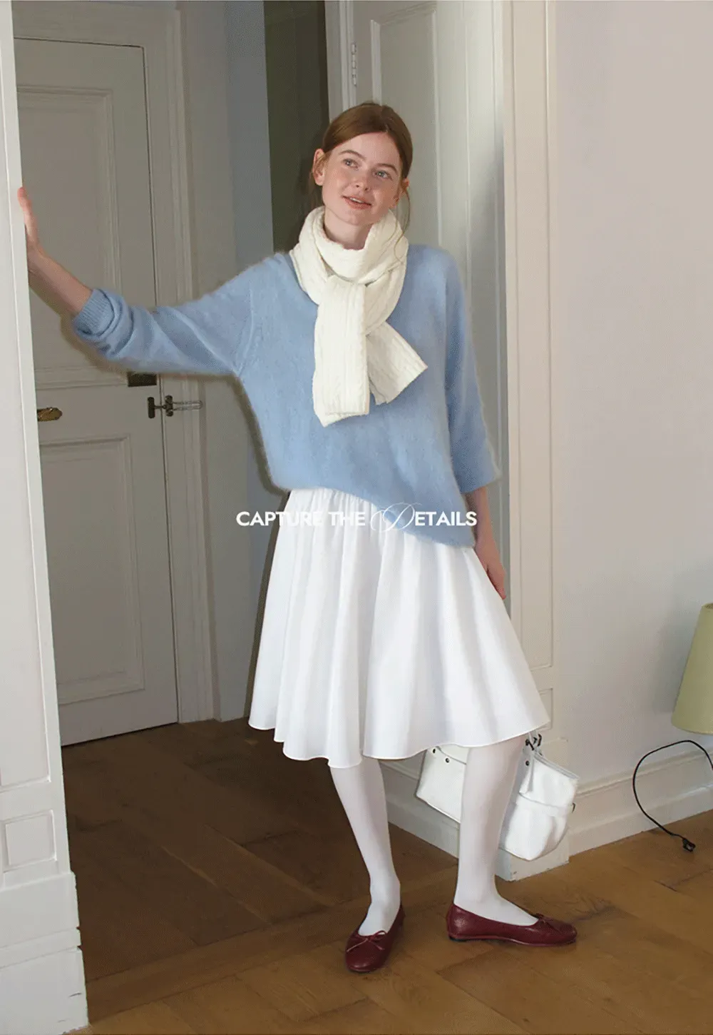 Soft Mohair Blend Crew Neck Long Sleeve Sweater