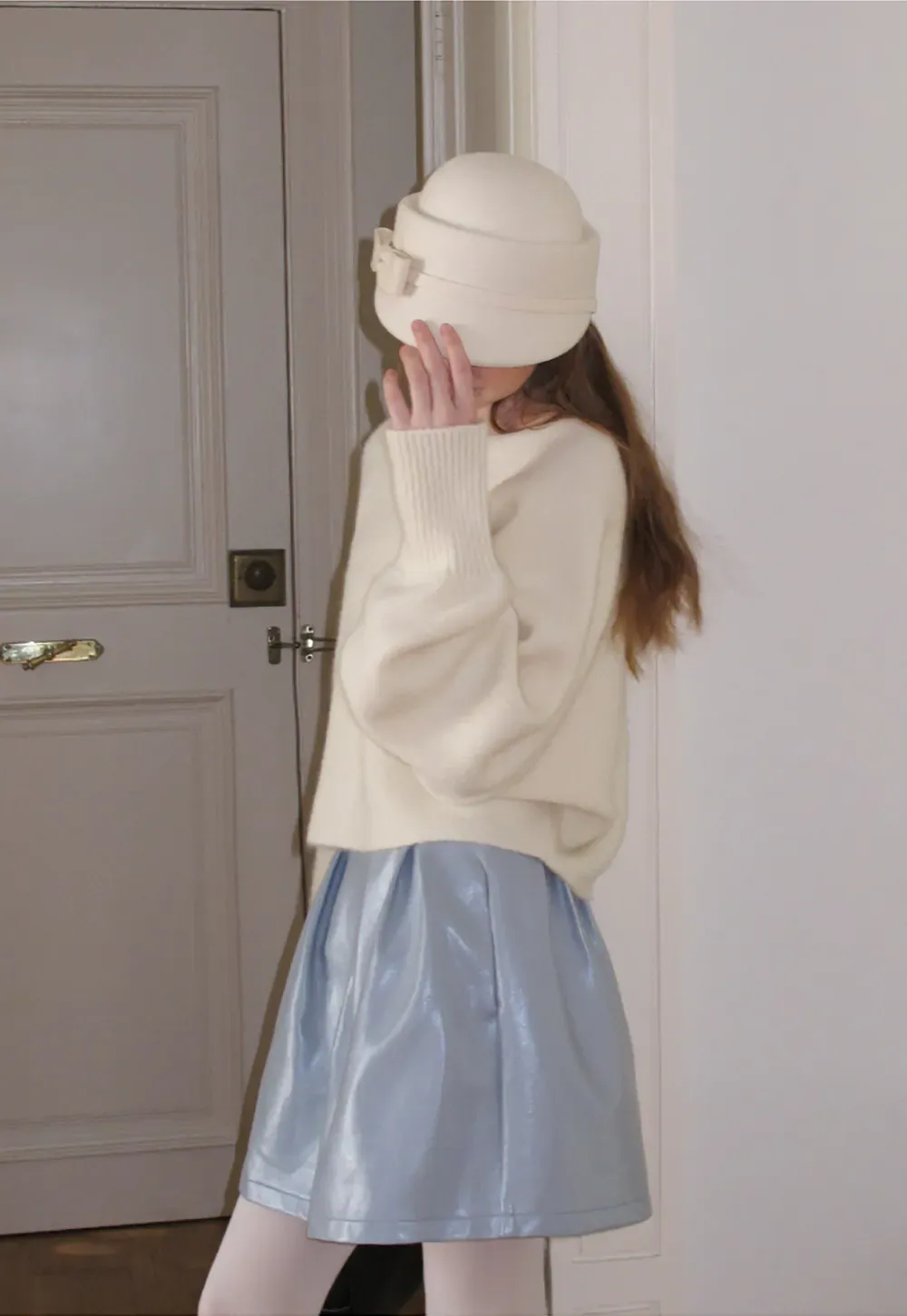 Oversized Drop Shoulder Knit Sweater