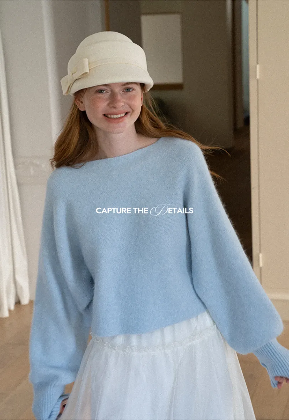 Oversized Drop Shoulder Knit Sweater